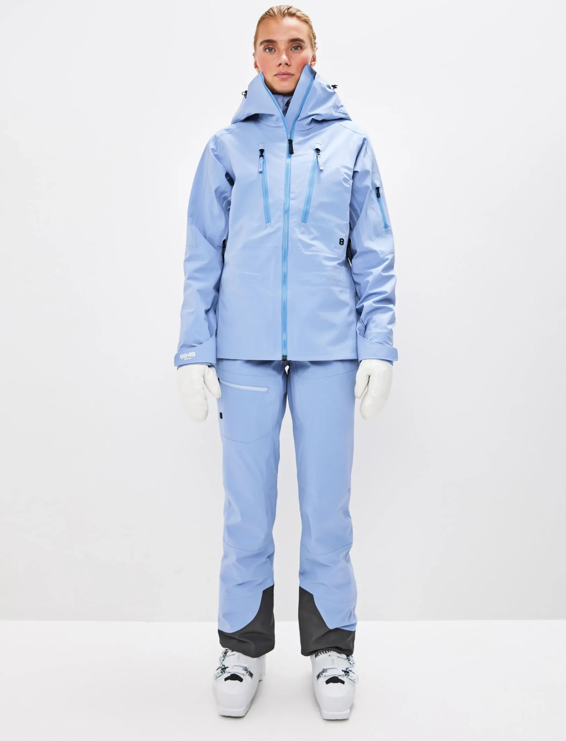 8848 Altitude Skidkläder|Pow 3.0 W Shell Jacket - Hortensia Blue