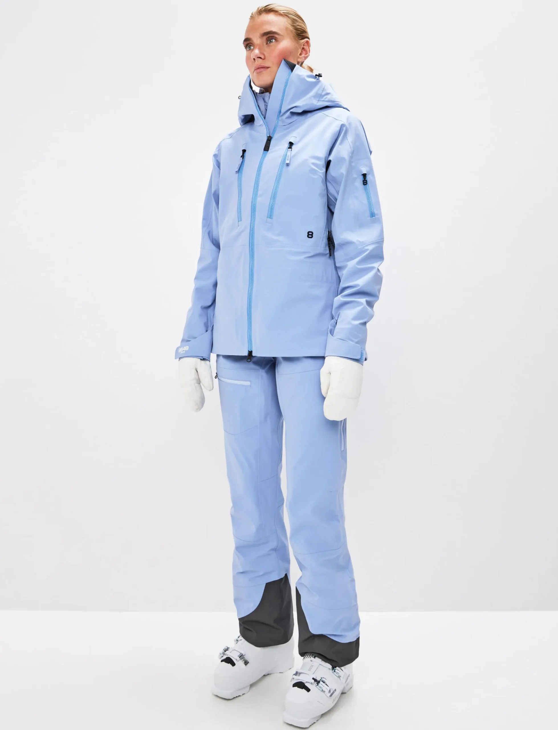8848 Altitude Skidkläder|Pow 3.0 W Shell Jacket - Hortensia Blue