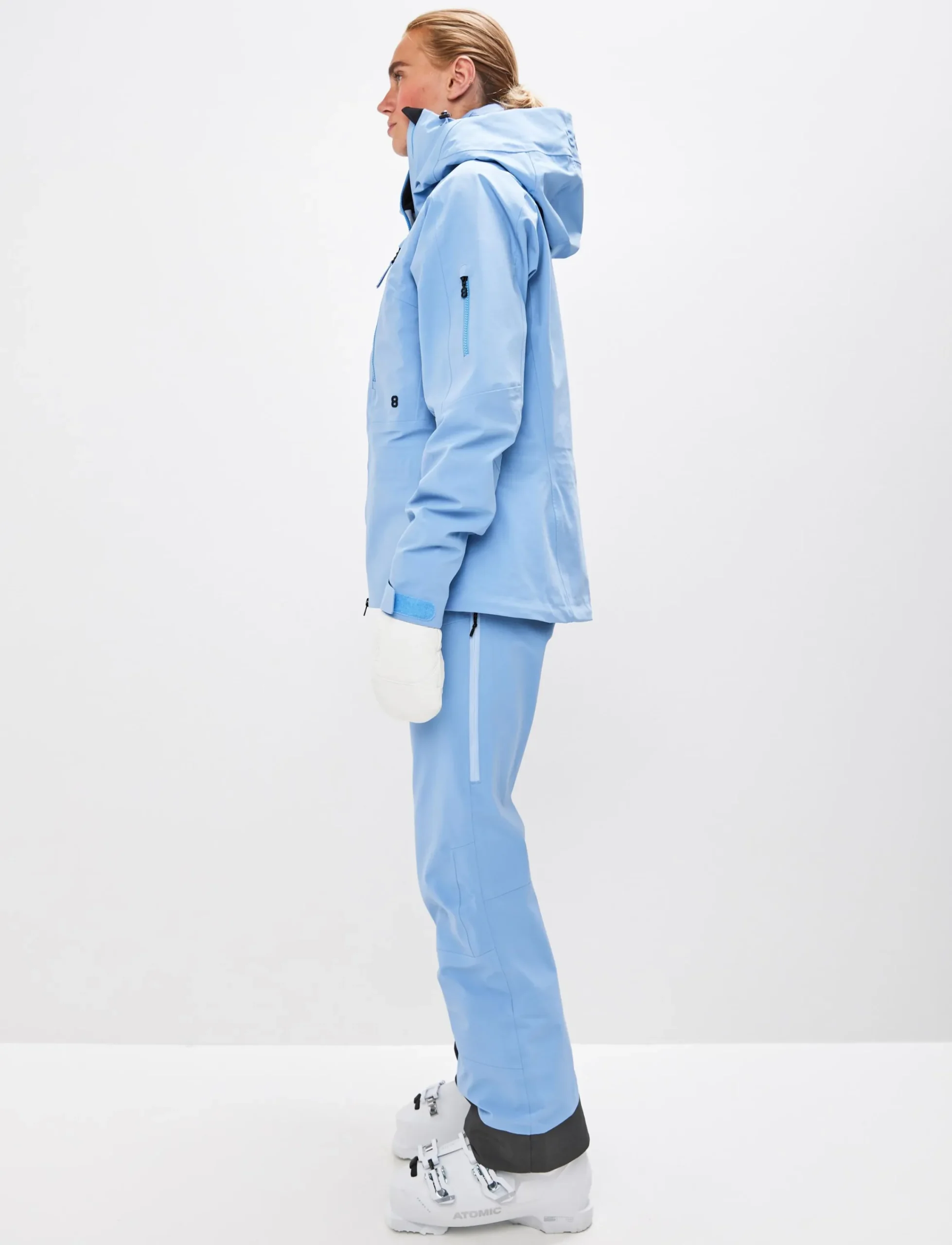 8848 Altitude Skidkläder|Pow 3.0 W Shell Jacket - Hortensia Blue