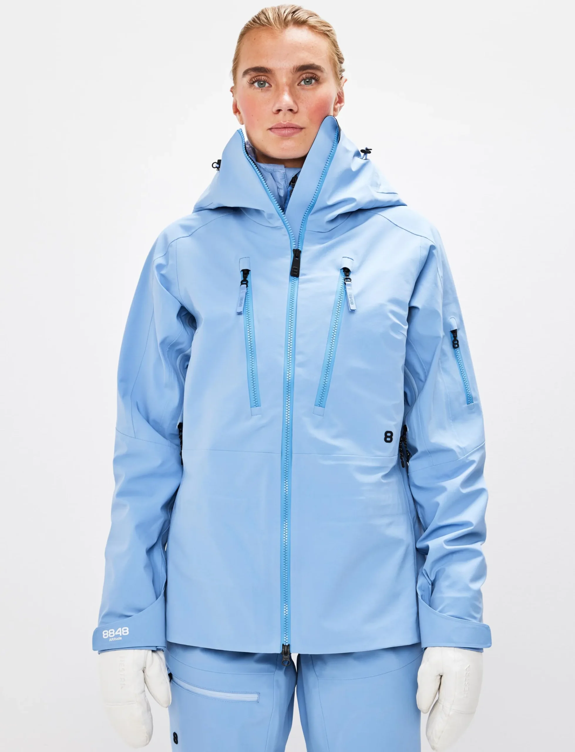 8848 Altitude Klader|Pow 3.0 W Shell Jacket - Hortensia Blue
