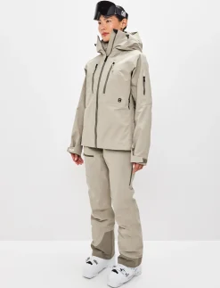 8848 Altitude Skidkläder|Pow 3.0 W Shell Jacket - Lt Fallen Rock