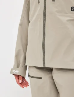 8848 Altitude Klader|Pow 3.0 W Shell Jacket - Lt Fallen Rock