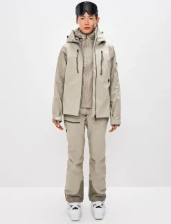 8848 Altitude Klader|Pow 3.0 W Shell Jacket - Lt Fallen Rock