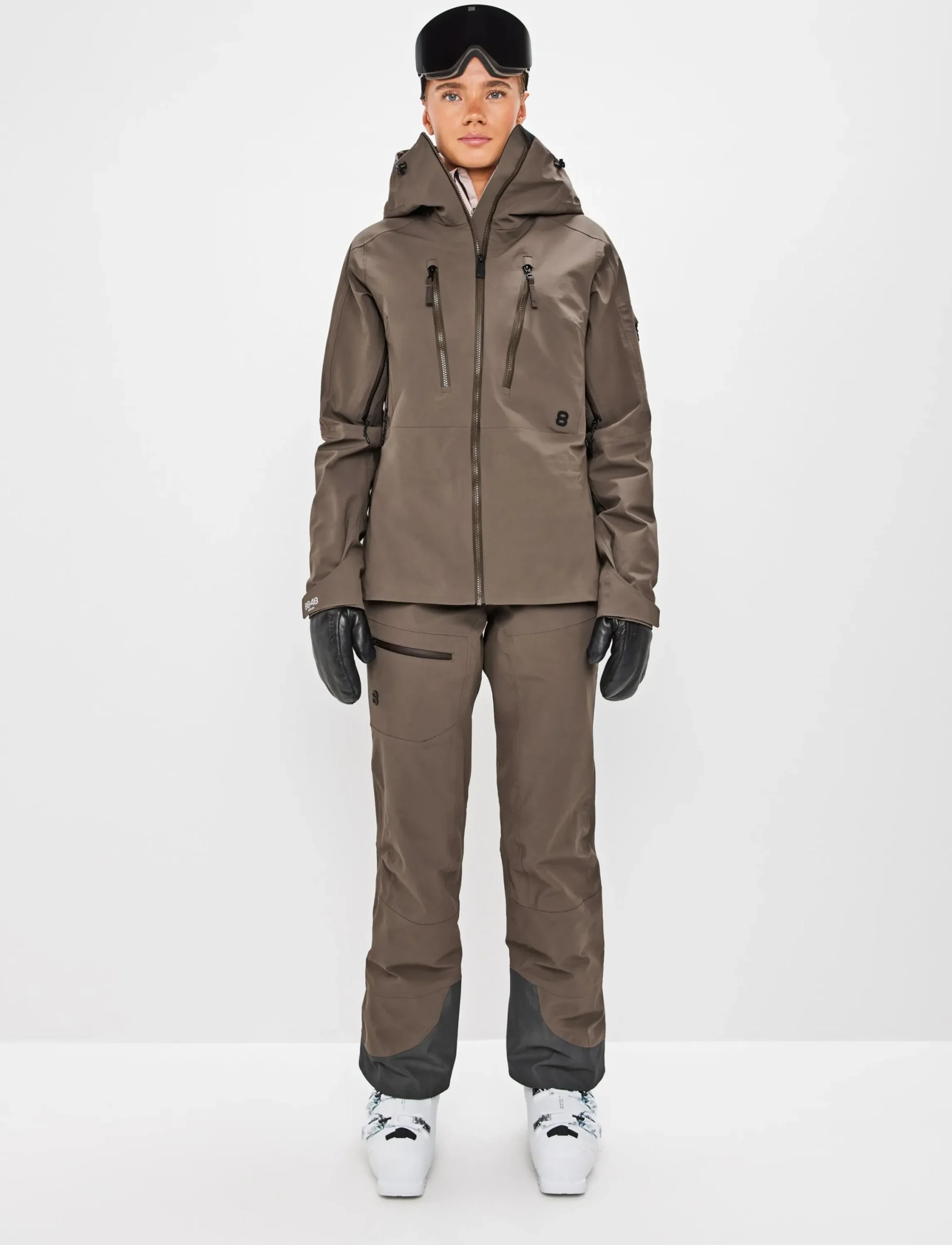8848 Altitude Klader|Pow 3.0 W Shell Jacket - Pale Brown