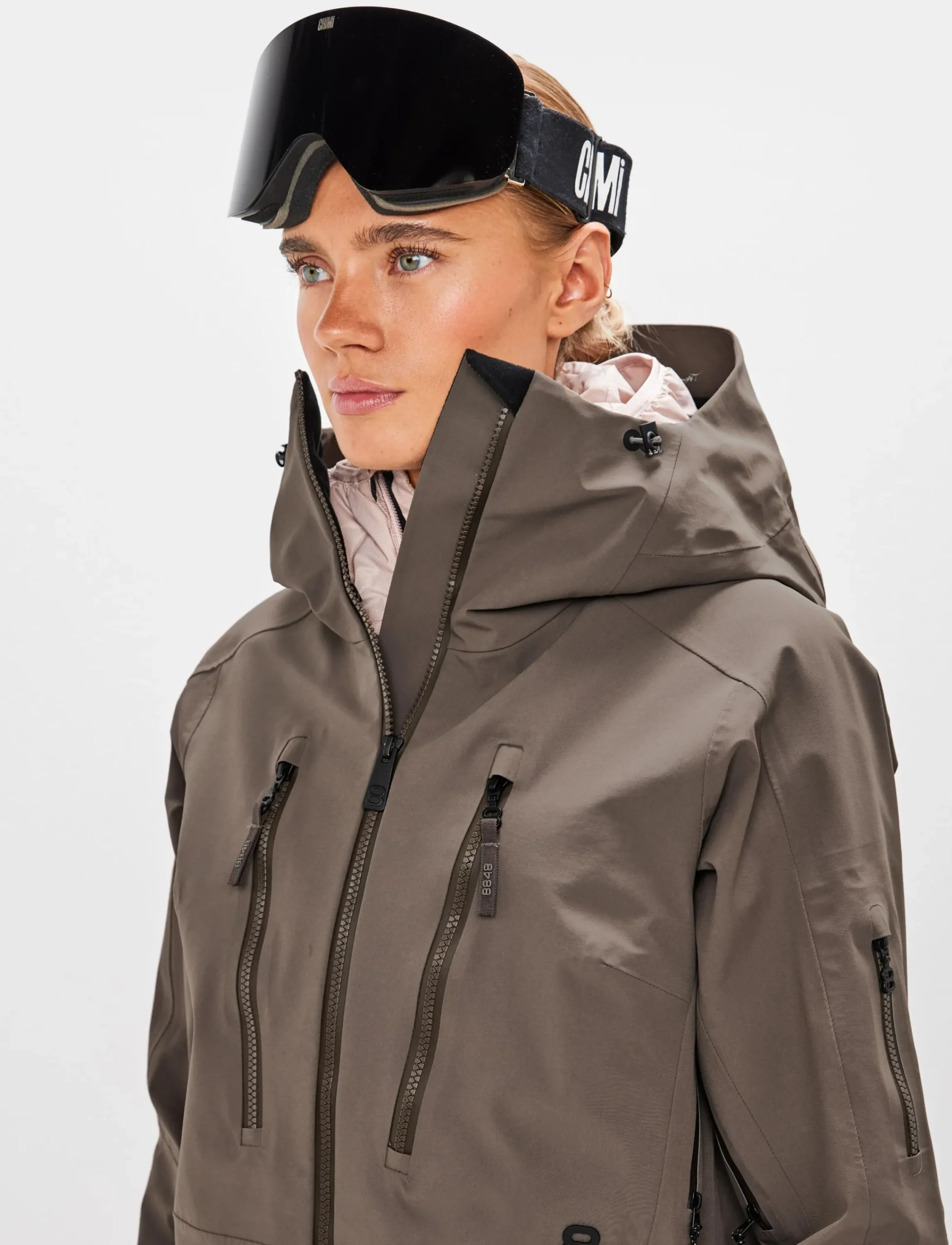 8848 Altitude Klader|Pow 3.0 W Shell Jacket - Pale Brown