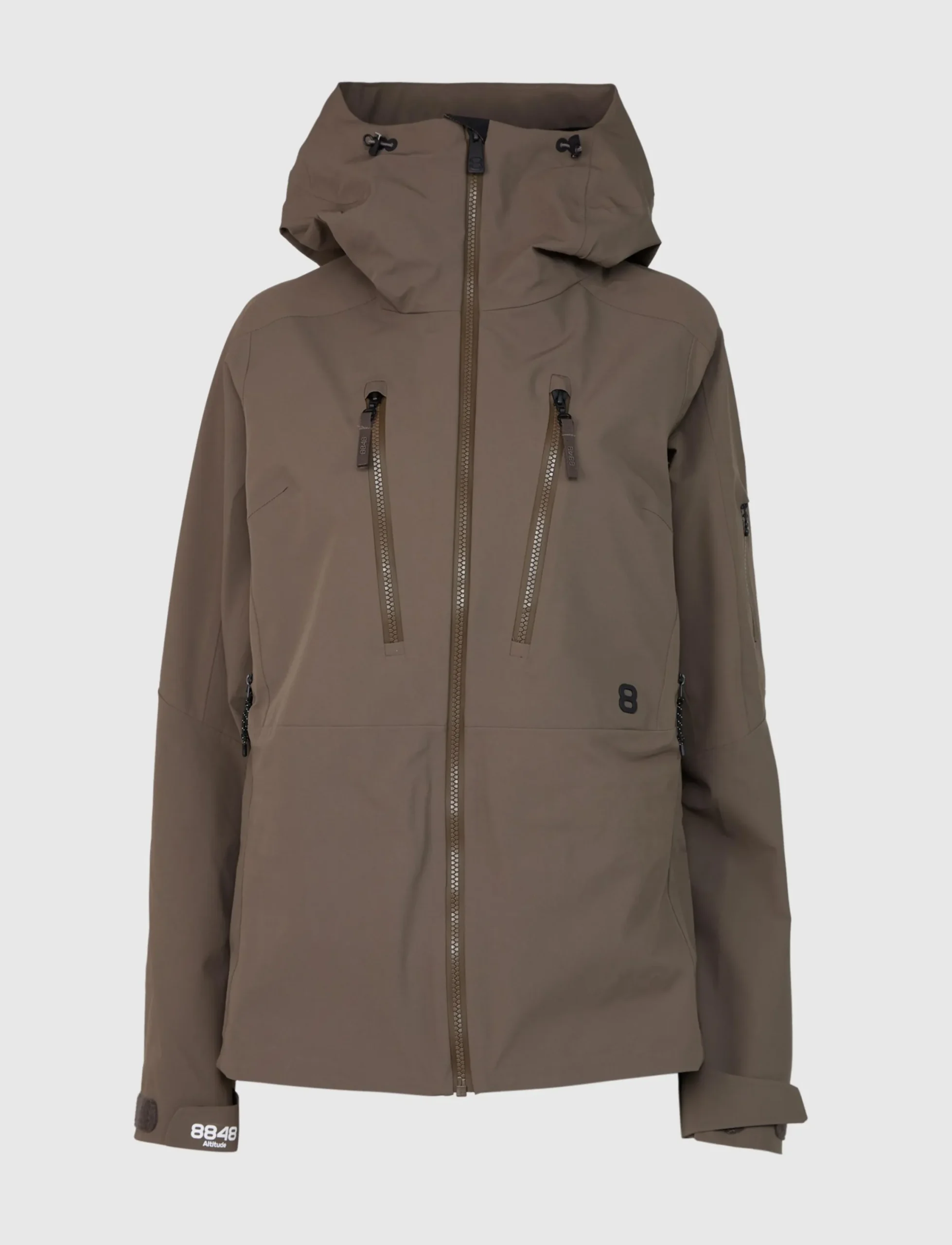 8848 Altitude Skidkläder|Pow 3.0 W Shell Jacket - Pale Brown