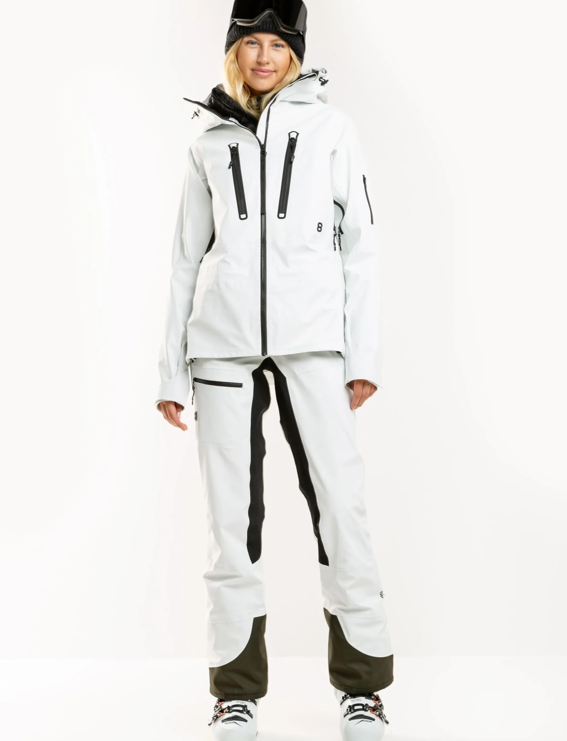 8848 Altitude Klader|Pow W Jacket - Blanc