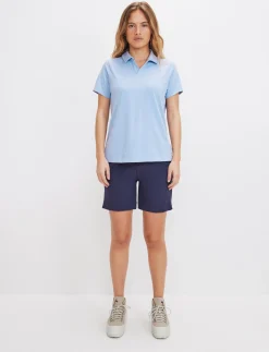 8848 Altitude Klader|Robin W Tech Polo Shirt - Blue Heron
