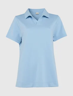 8848 Altitude Klader|Robin W Tech Polo Shirt - Blue Heron