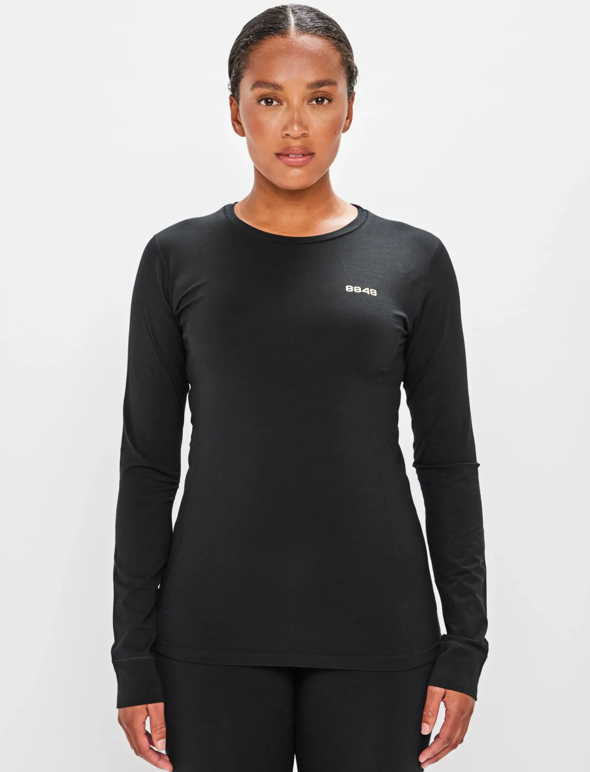 8848 Altitude Klader|Sami W Wool L/S - Black