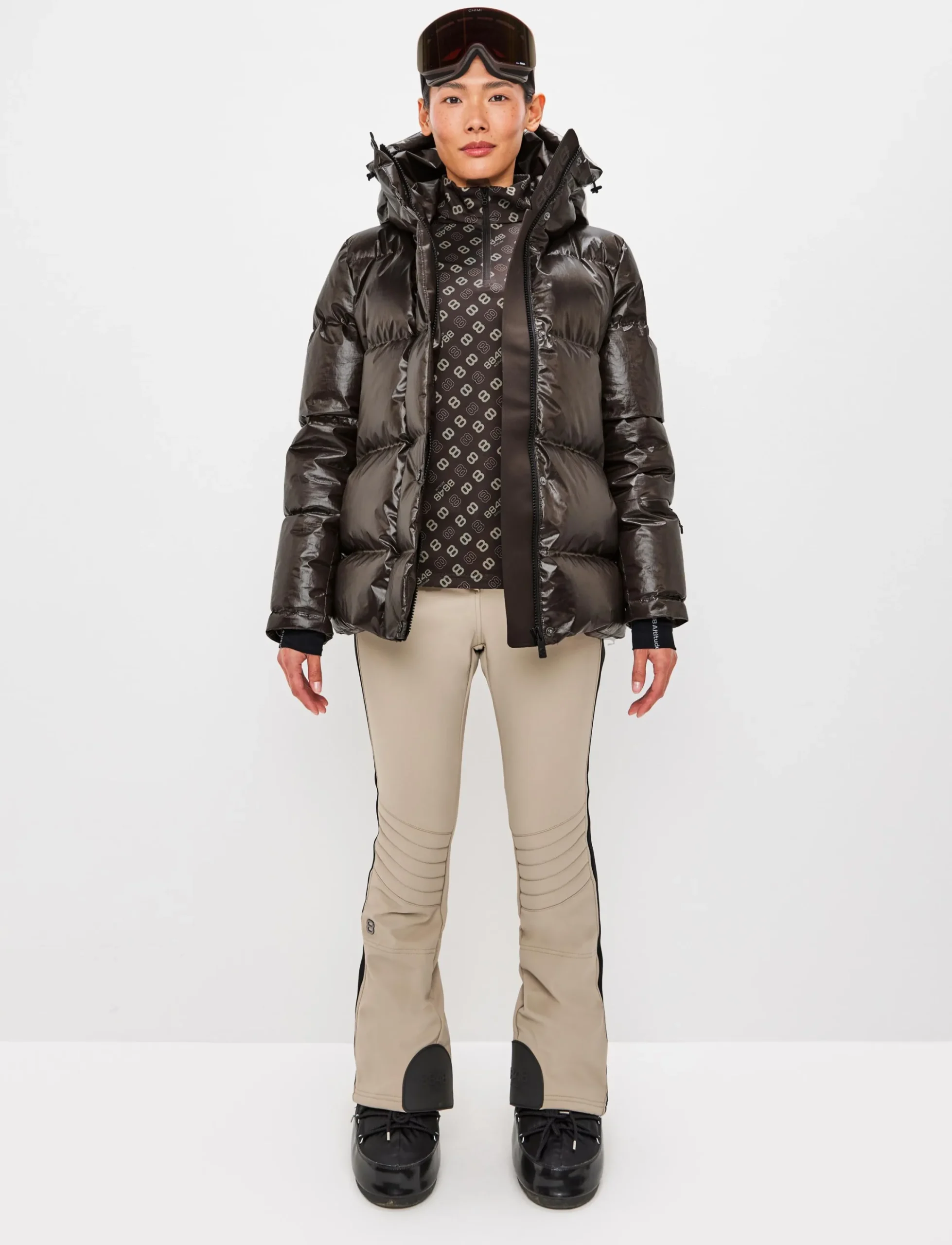 8848 Altitude Skidkläder|Sarah W Ski Down Jacket - Coffea