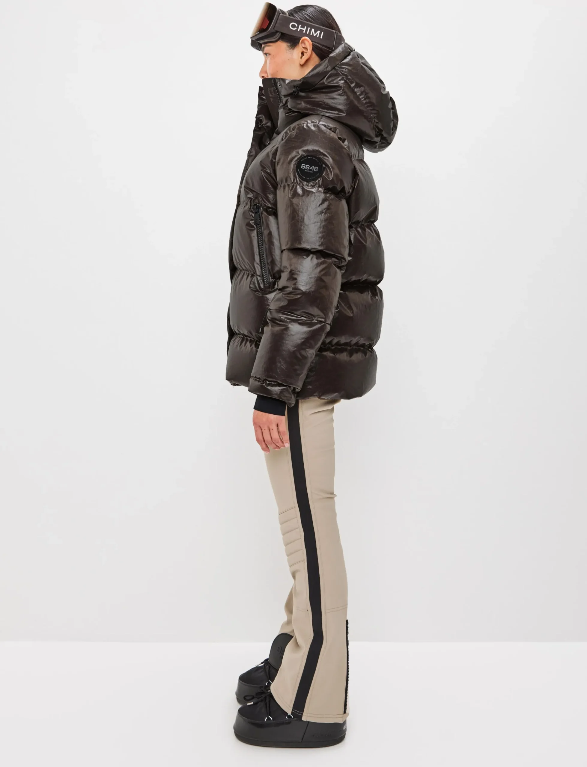 8848 Altitude Klader|Sarah W Ski Down Jacket - Coffea