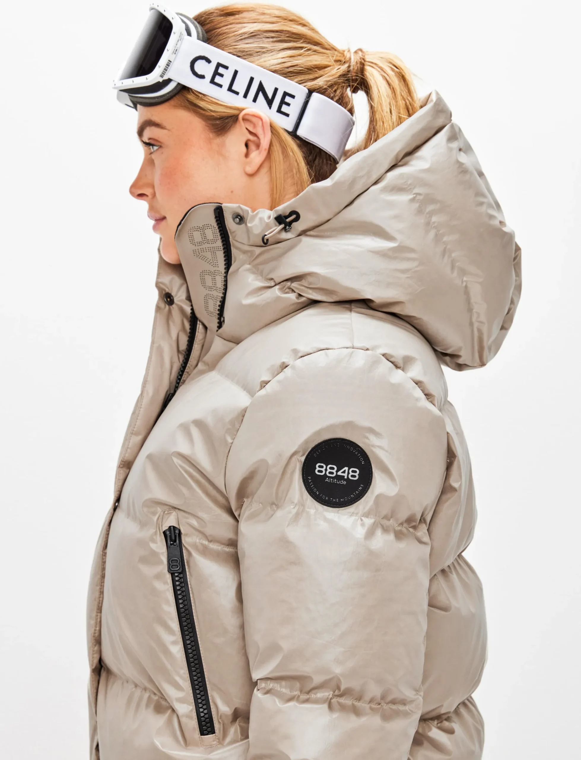 8848 Altitude Klader|Sarah W Ski Down Jacket - Lt Fallen Rock