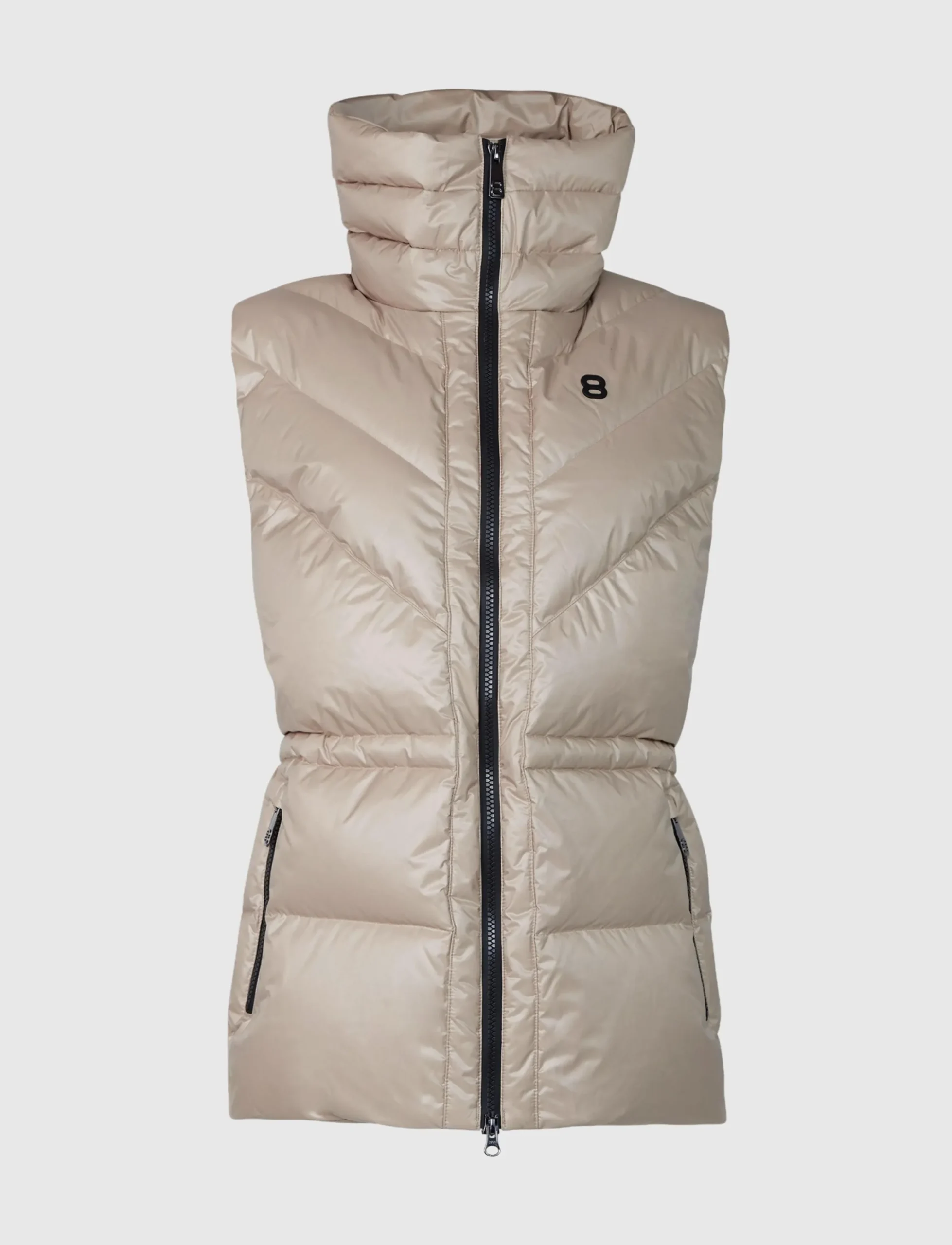 8848 Altitude Klader|Shacci W Down Vest - Lt Fallen Rock