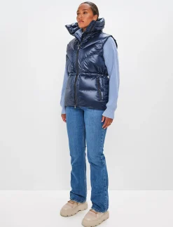 8848 Altitude Skidkläder|Shacci W Down Vest - Navy