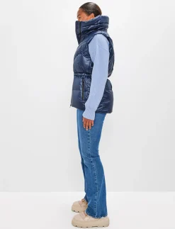 8848 Altitude Klader|Shacci W Down Vest - Navy