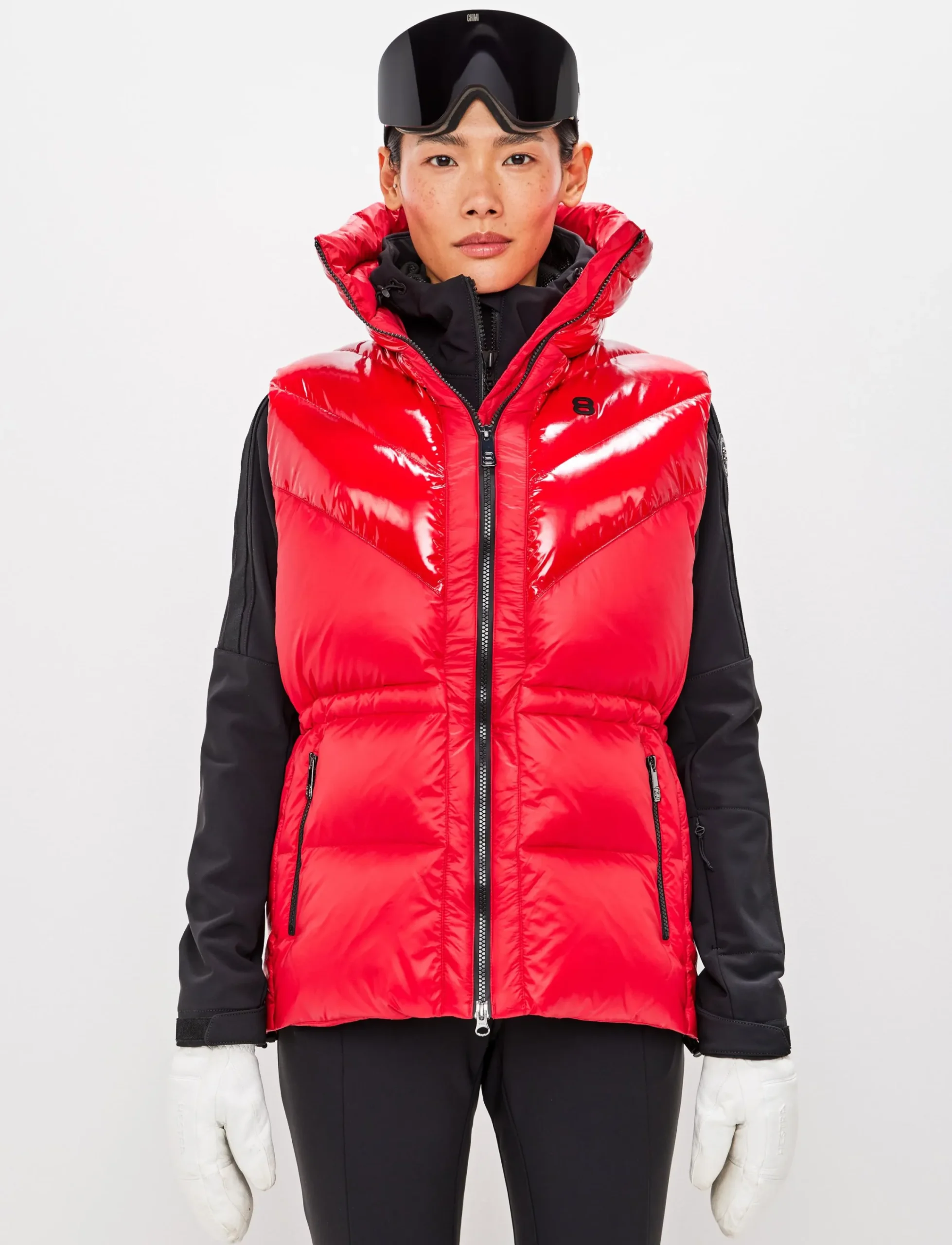 8848 Altitude Klader|Shacci W Down Vest - Red