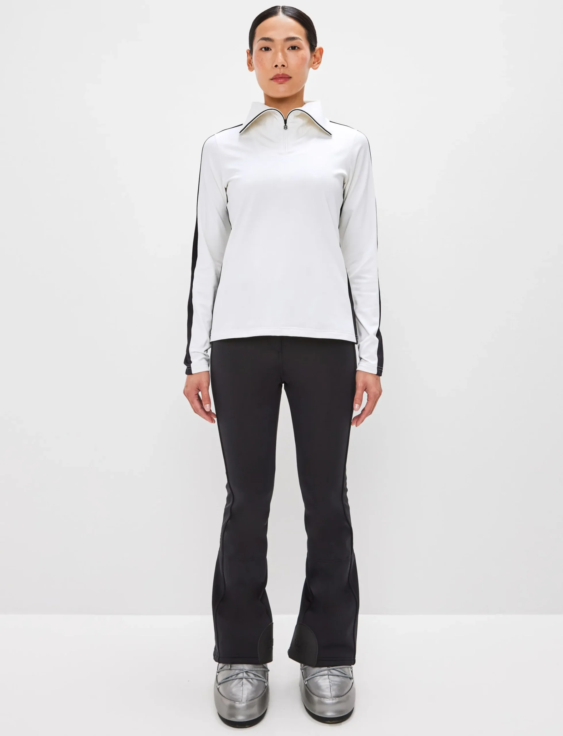 8848 Altitude Klader|Vanessa W 1/2 Zip Sweat - Blanc