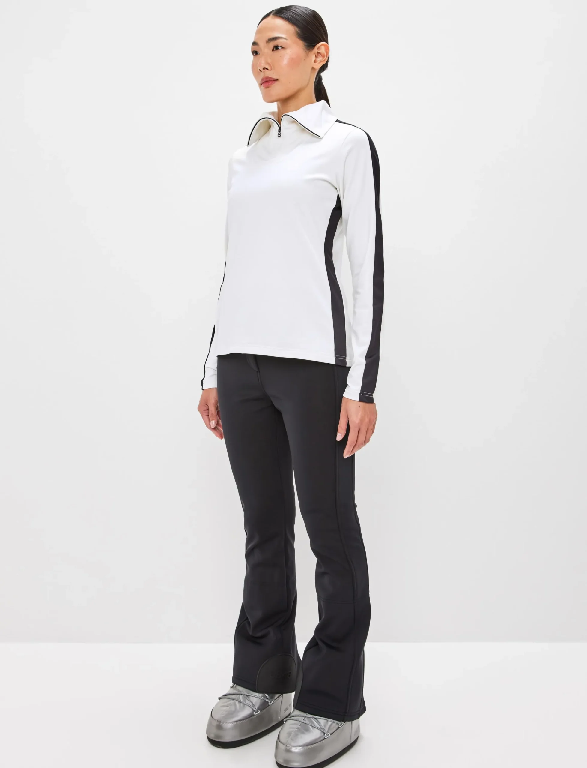 8848 Altitude Klader|Vanessa W 1/2 Zip Sweat - Blanc