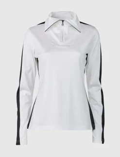 8848 Altitude Klader|Vanessa W 1/2 Zip Sweat - Blanc