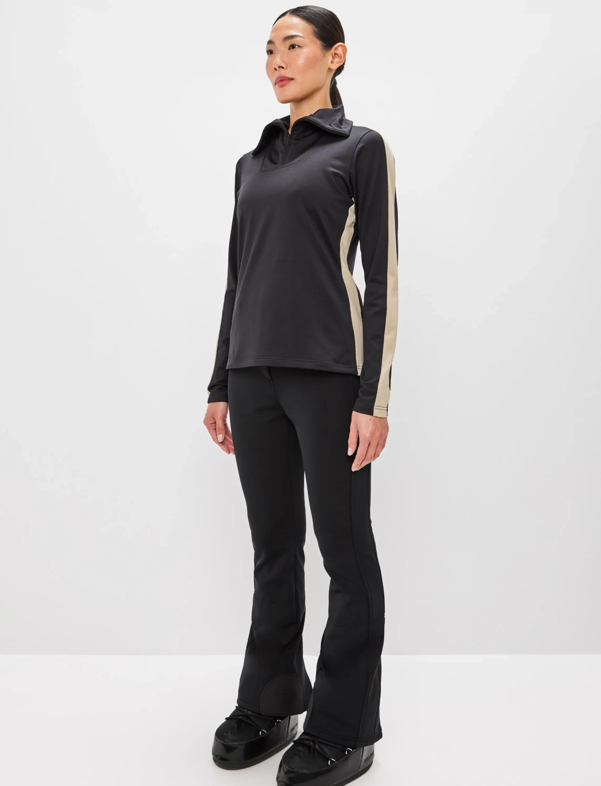 8848 Altitude Klader|Vanessa W 1/2 Zip Sweat - Black