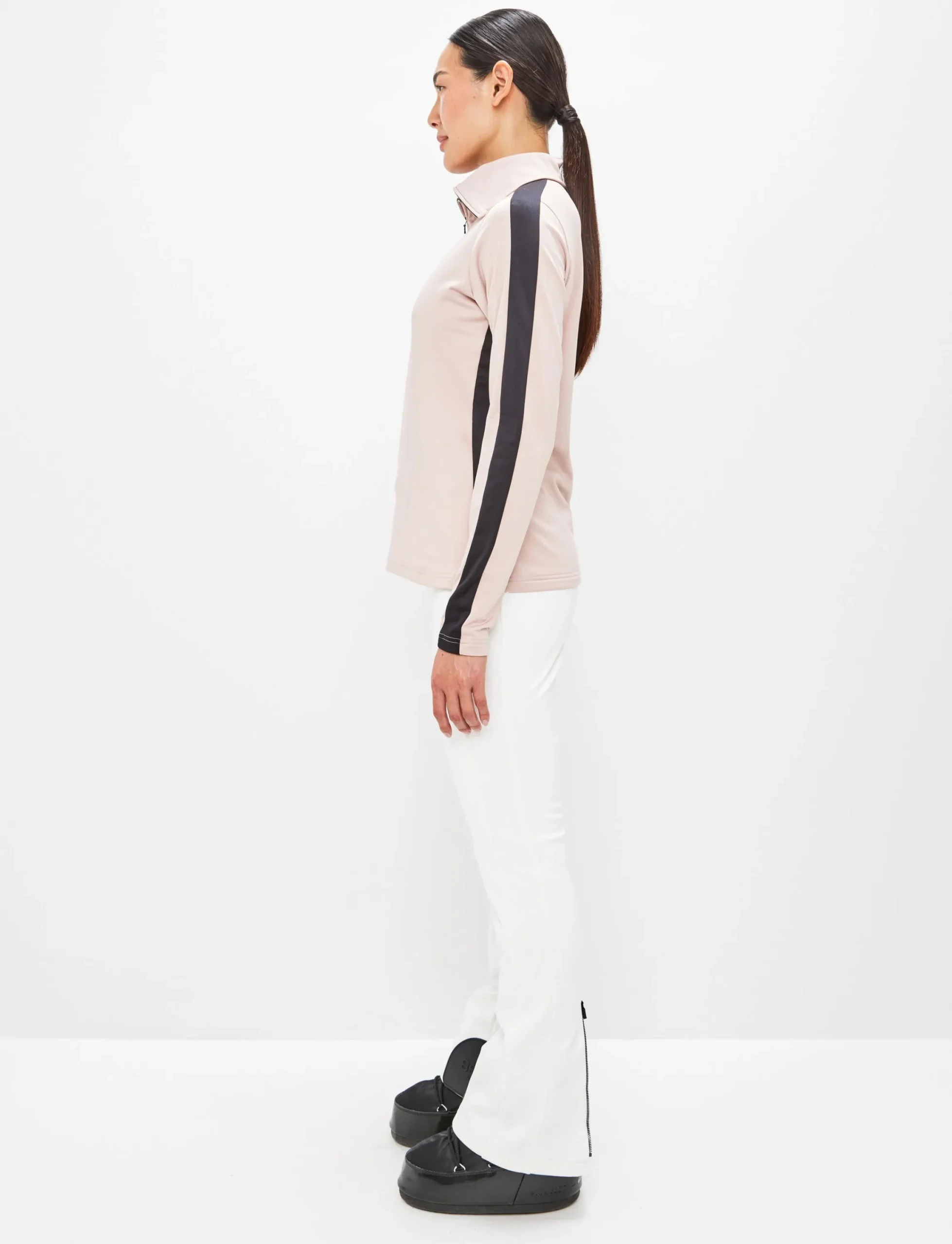 8848 Altitude Klader|Vanessa W 1/2 Zip Sweat - Powder Pink