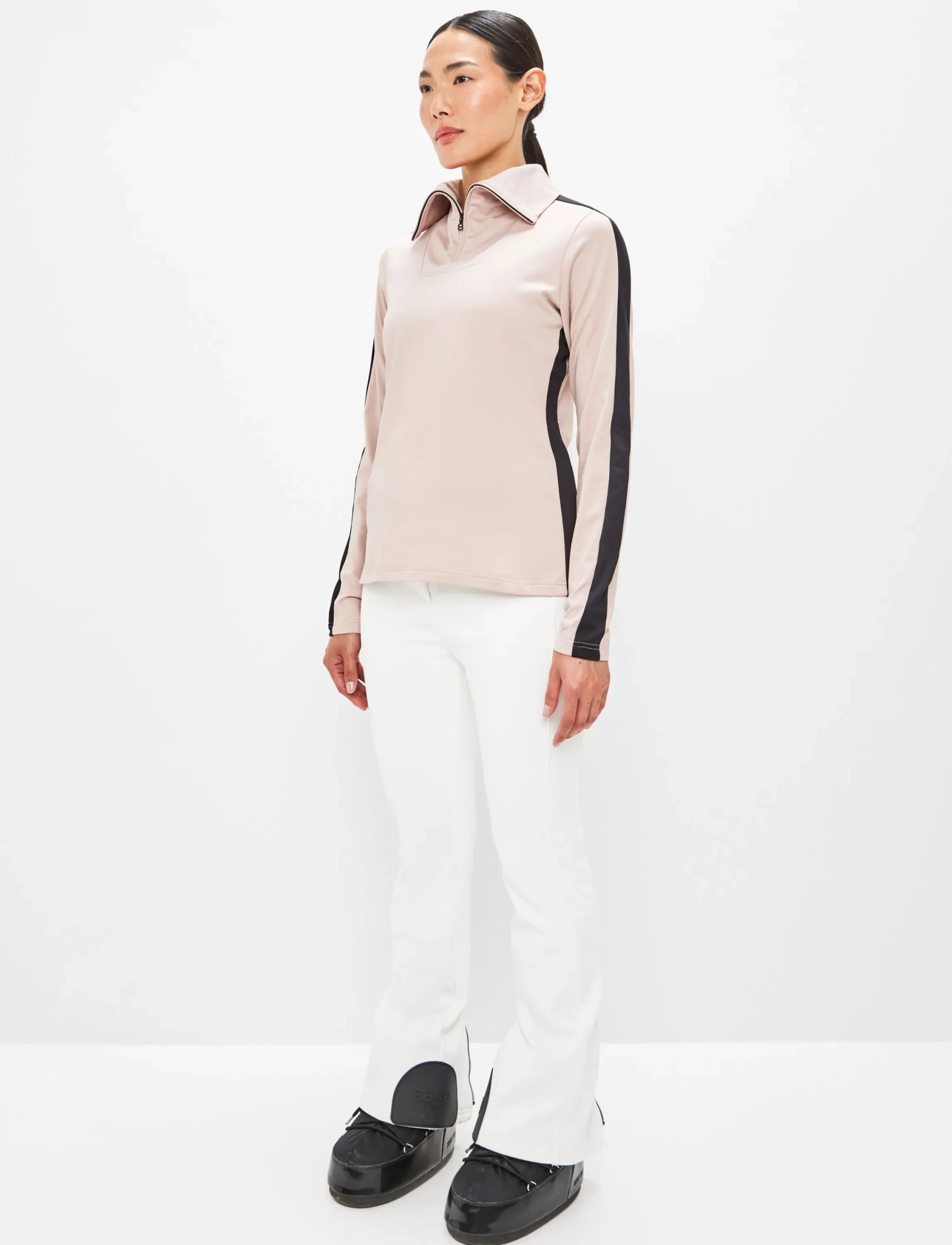 8848 Altitude Skidkläder|Vanessa W 1/2 Zip Sweat - Powder Pink